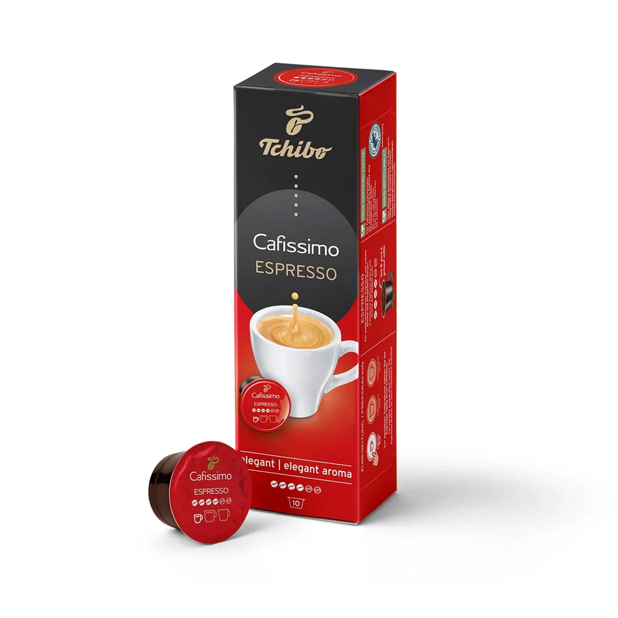 Tchibo-Cafissimo-Espresso-Elegant-Aroma-10-Adet-Kapsül-Kahve Tchibo Cafissimo Espresso Elegant Aroma 10 Adet Kapsül Kahve - Görsel 1