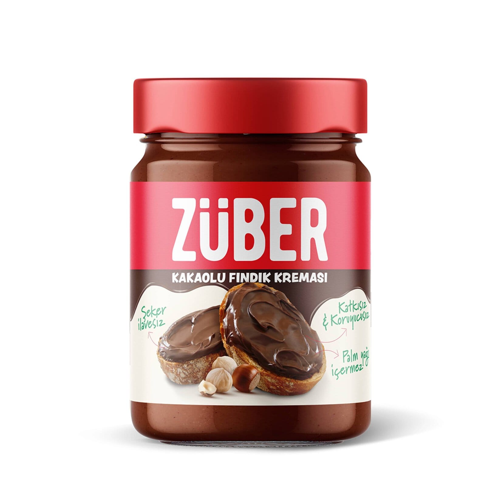 zuber kakaolu findik kremasi Züber Kakaolu Fındık Kreması 315 Gr - Görsel 1